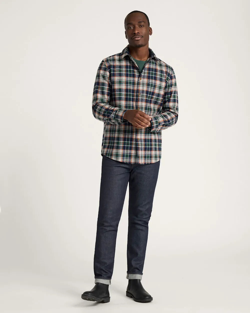 GREEN MULTI PLAID