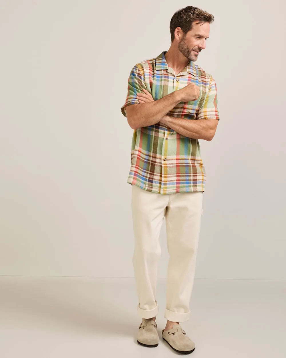 GREEN MULTI PLAID