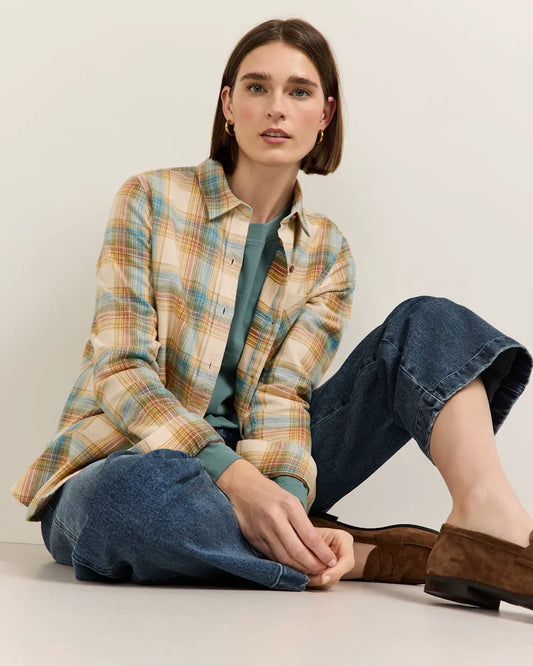 IVORY MULTI PLAID
