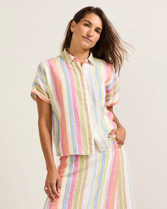 IVORY MULTI STRIPE