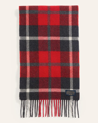 RED/CHARCOAL PLAID