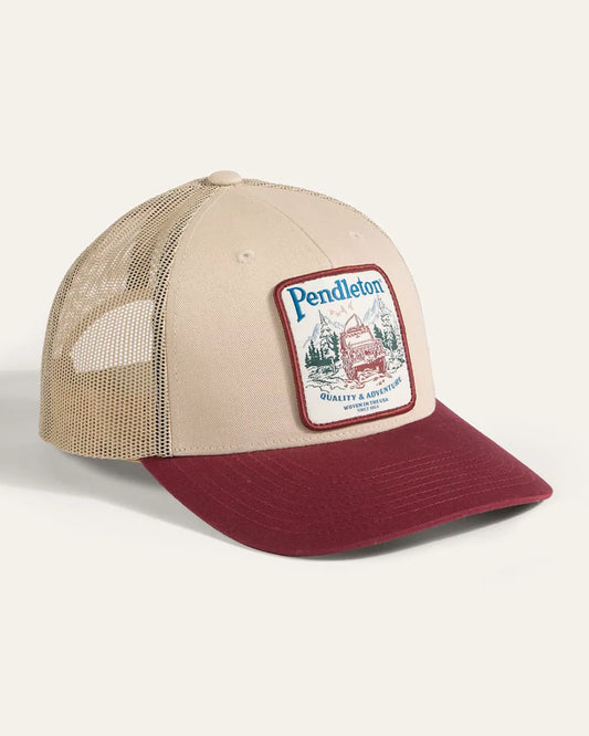 MAROON/IVORY
