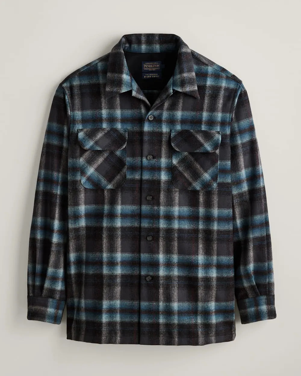 GREY MIX/AQUA PLAID