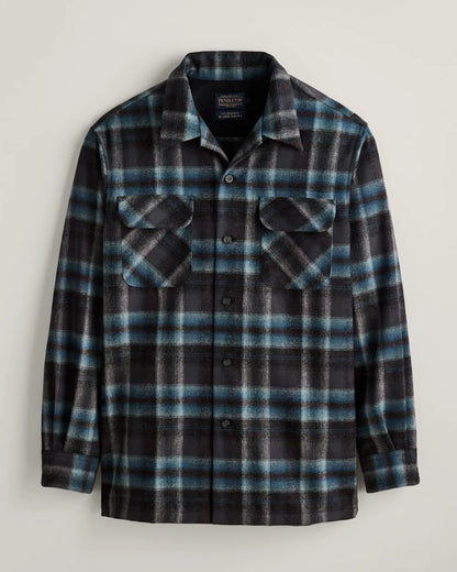 GREY MIX/AQUA PLAID
