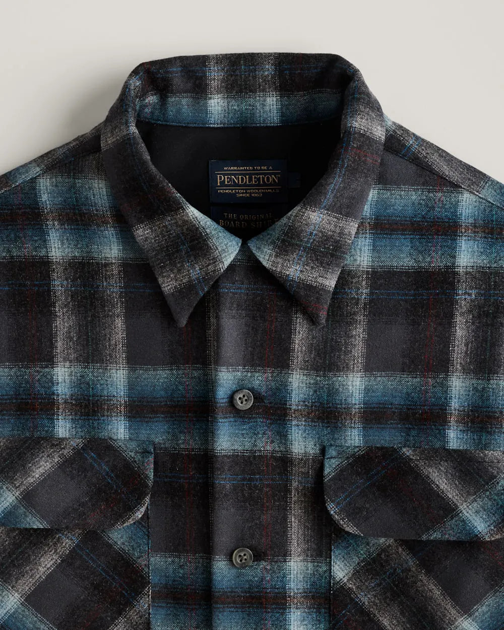 GREY MIX/AQUA PLAID