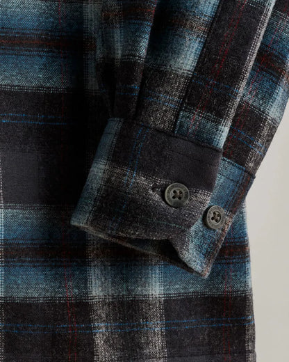 GREY MIX/AQUA PLAID