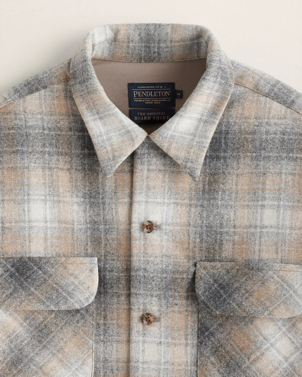 GREY/TAN MIX PLAID