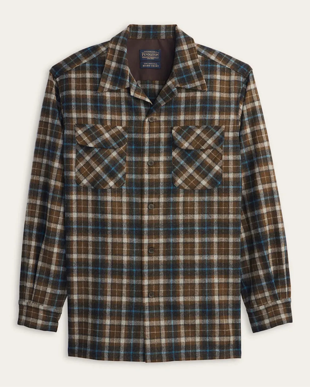 BROWN PLAID