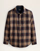 BROWN/NAVY/RED PLAID