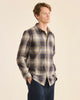 BLUE/TAUPE MIX PLAID