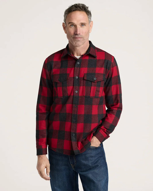 RED/OXFORD BUFFALO CHECK