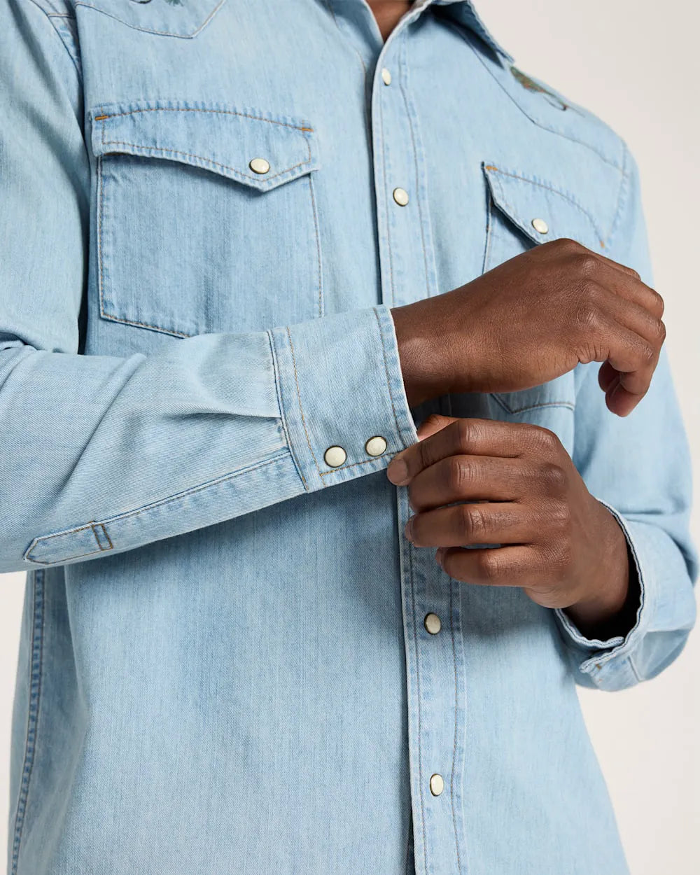 LIGHT BLUE/SALMON