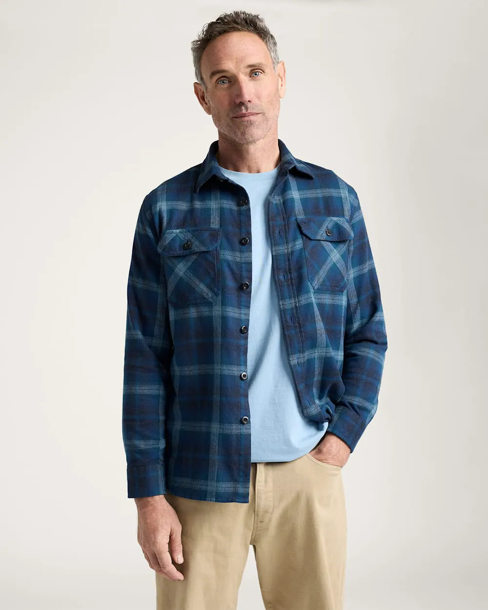 DENIM PLAID