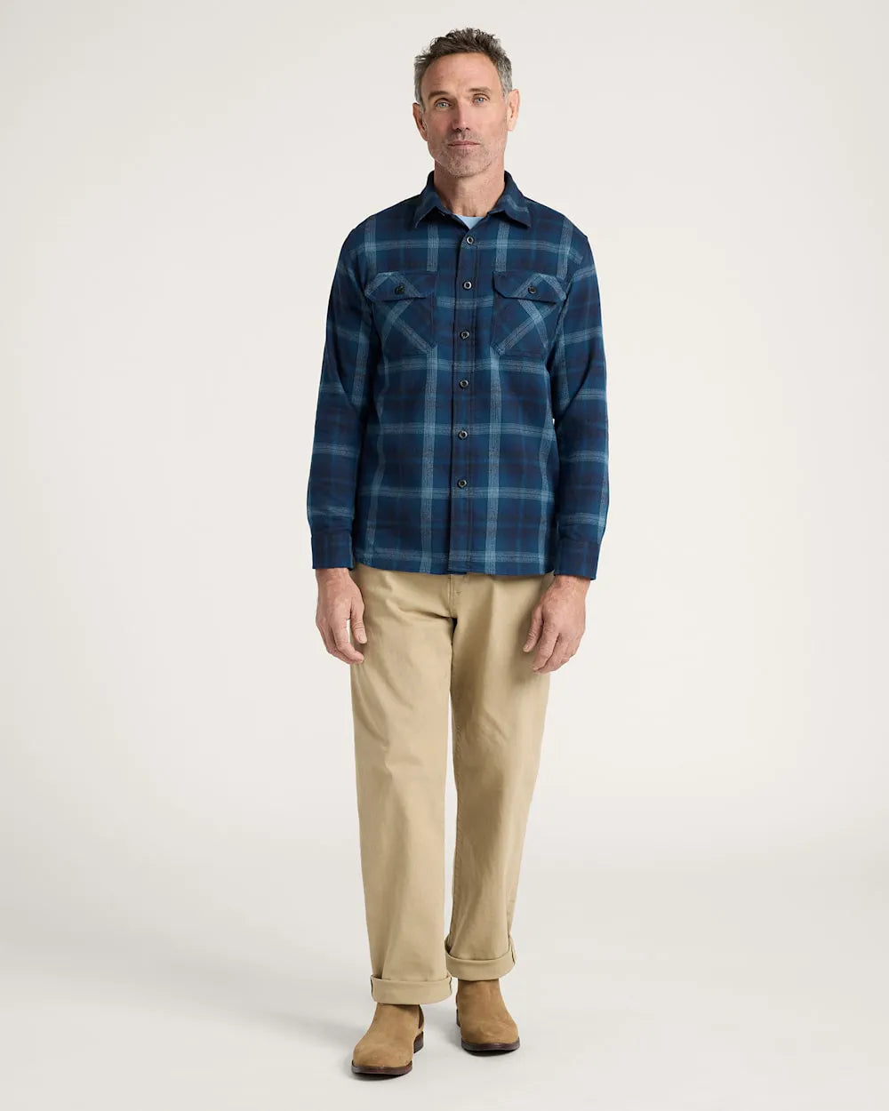 DENIM PLAID