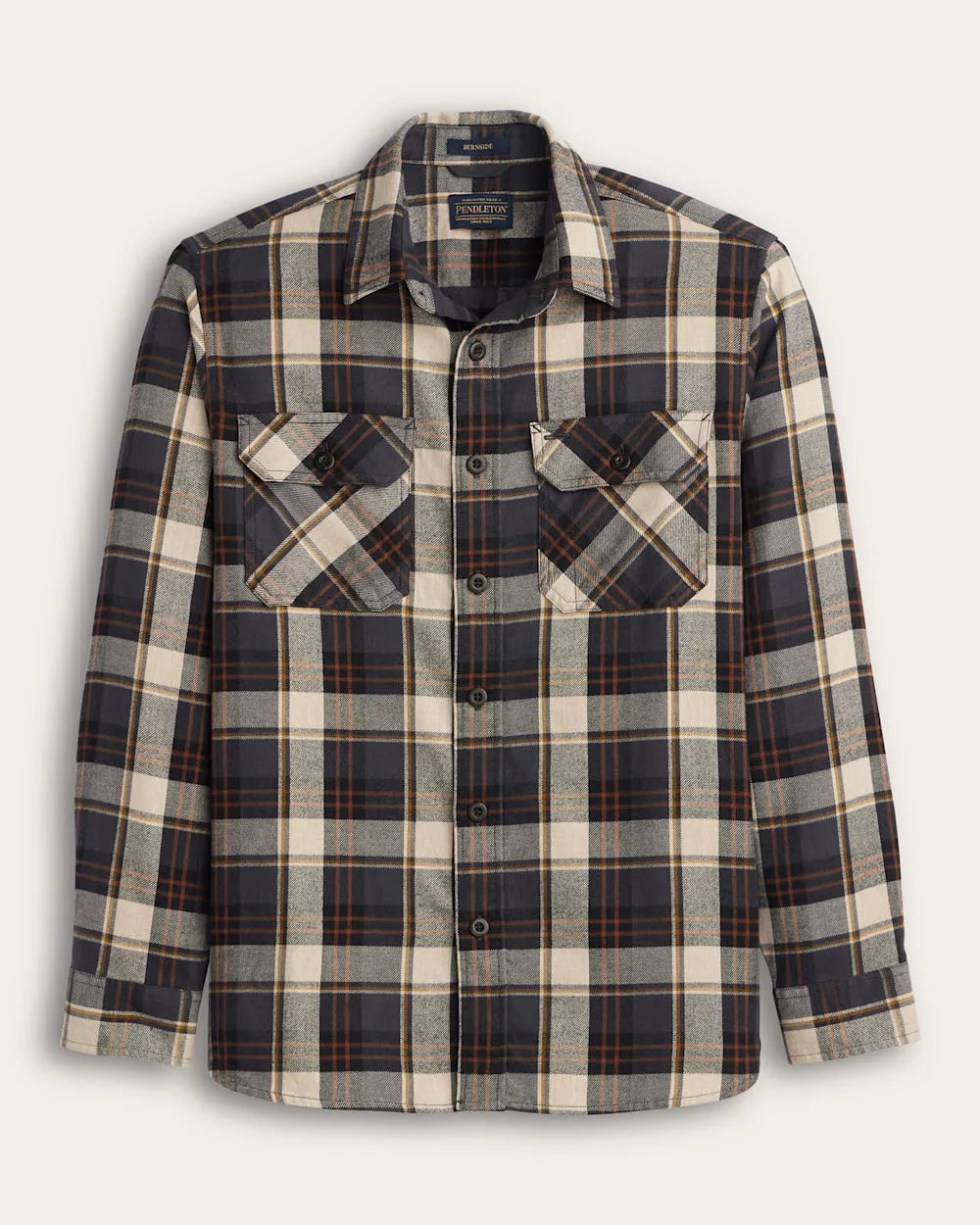 NATURAL CHARCOAL PLAID