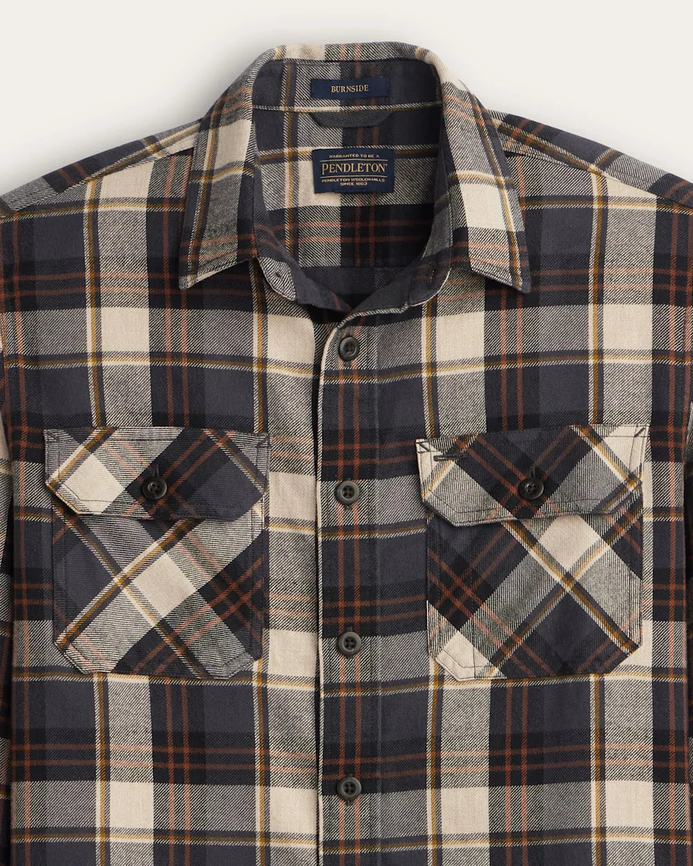 NATURAL CHARCOAL PLAID