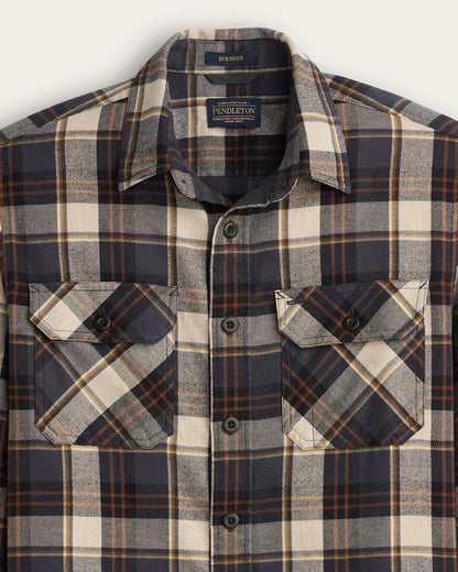 NATURAL CHARCOAL PLAID