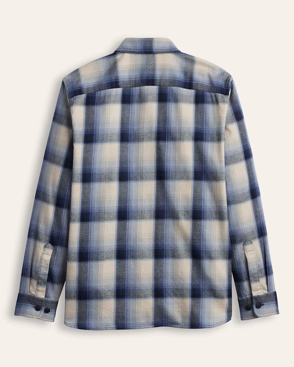 BLUE/ECRU PLAID