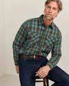 SEA BLUE MULTI PLAID