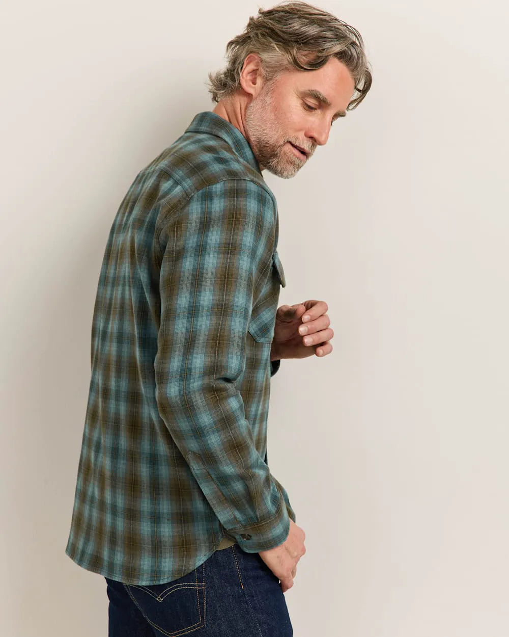 SEA BLUE MULTI PLAID