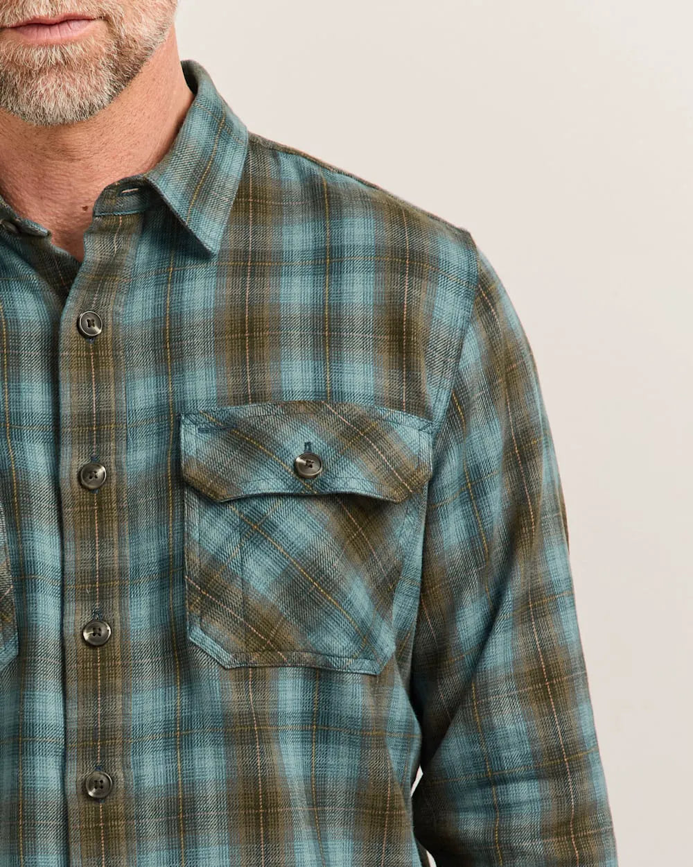 SEA BLUE MULTI PLAID