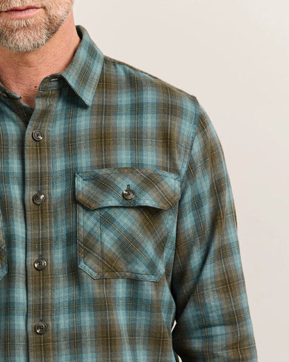 SEA BLUE MULTI PLAID