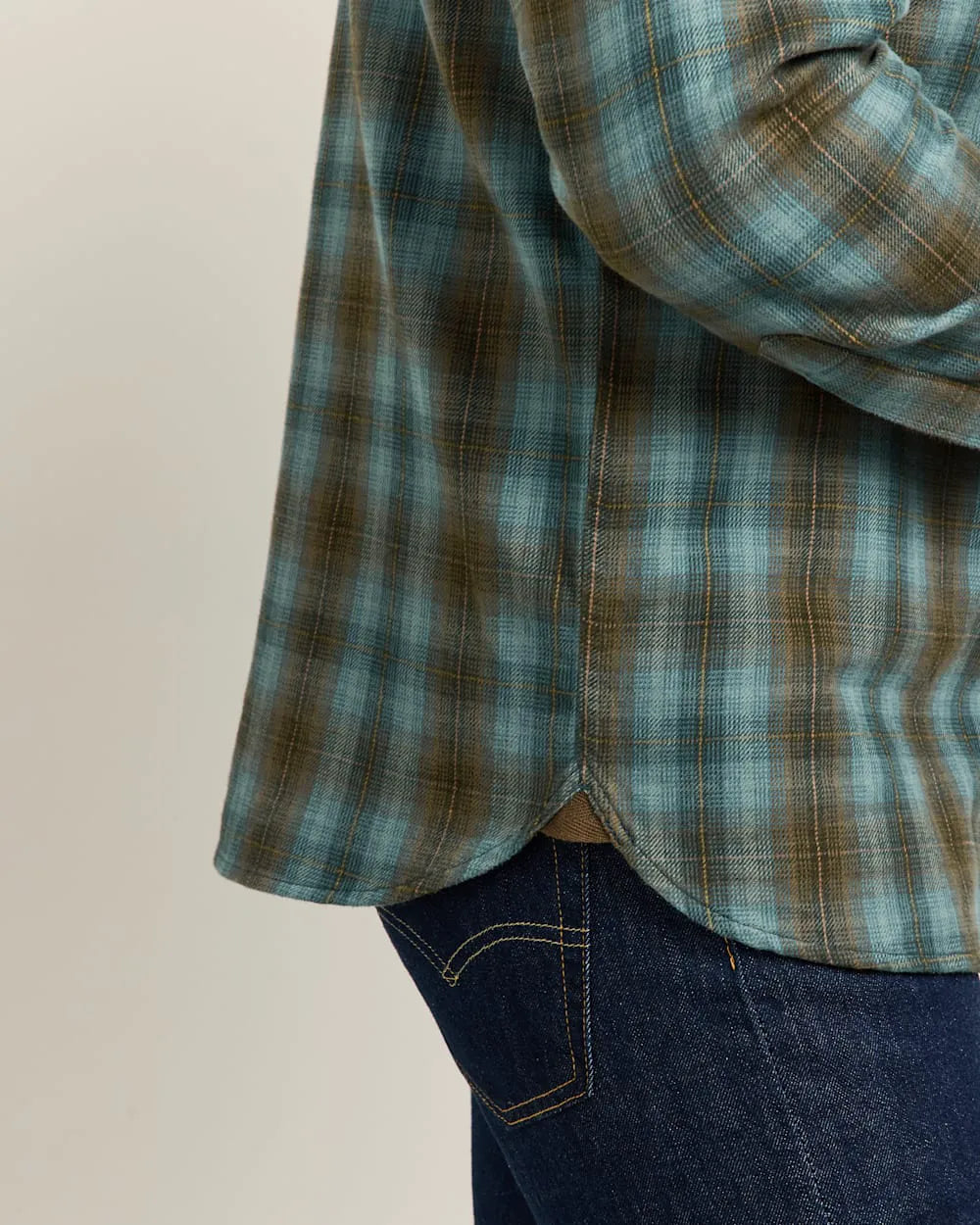 SEA BLUE MULTI PLAID
