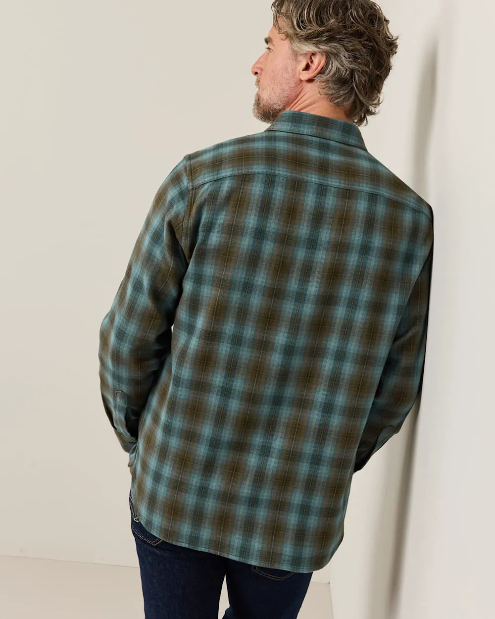 SEA BLUE MULTI PLAID