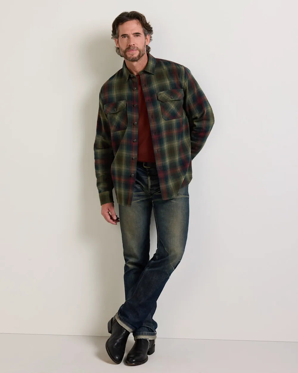 GREEN MULTI PLAID