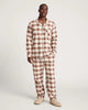 ECRU/RED PLAID
