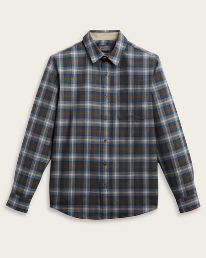 BLUE/BROWN/TAN PLAID