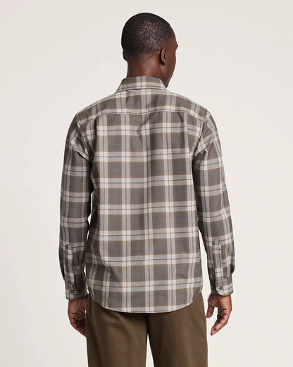 OLIVE/GREY MIX PLAID