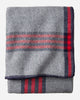 GREY/RED PLAID