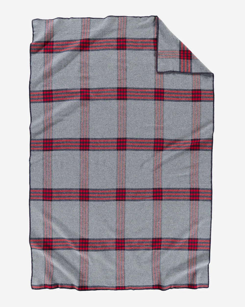GREY/RED PLAID