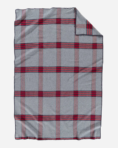 GREY/RED PLAID