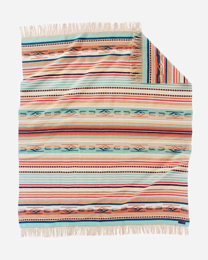 CORAL/AQUA STRIPE