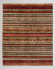 CORAL/NATURAL STRIPE